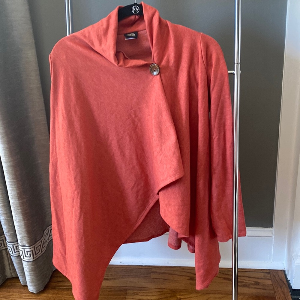 Bobeau one button sweater